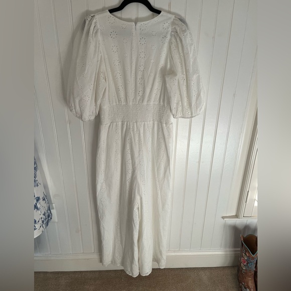 Anthropologie Hutch Long White Jumpsuit - Picture 9 of 10